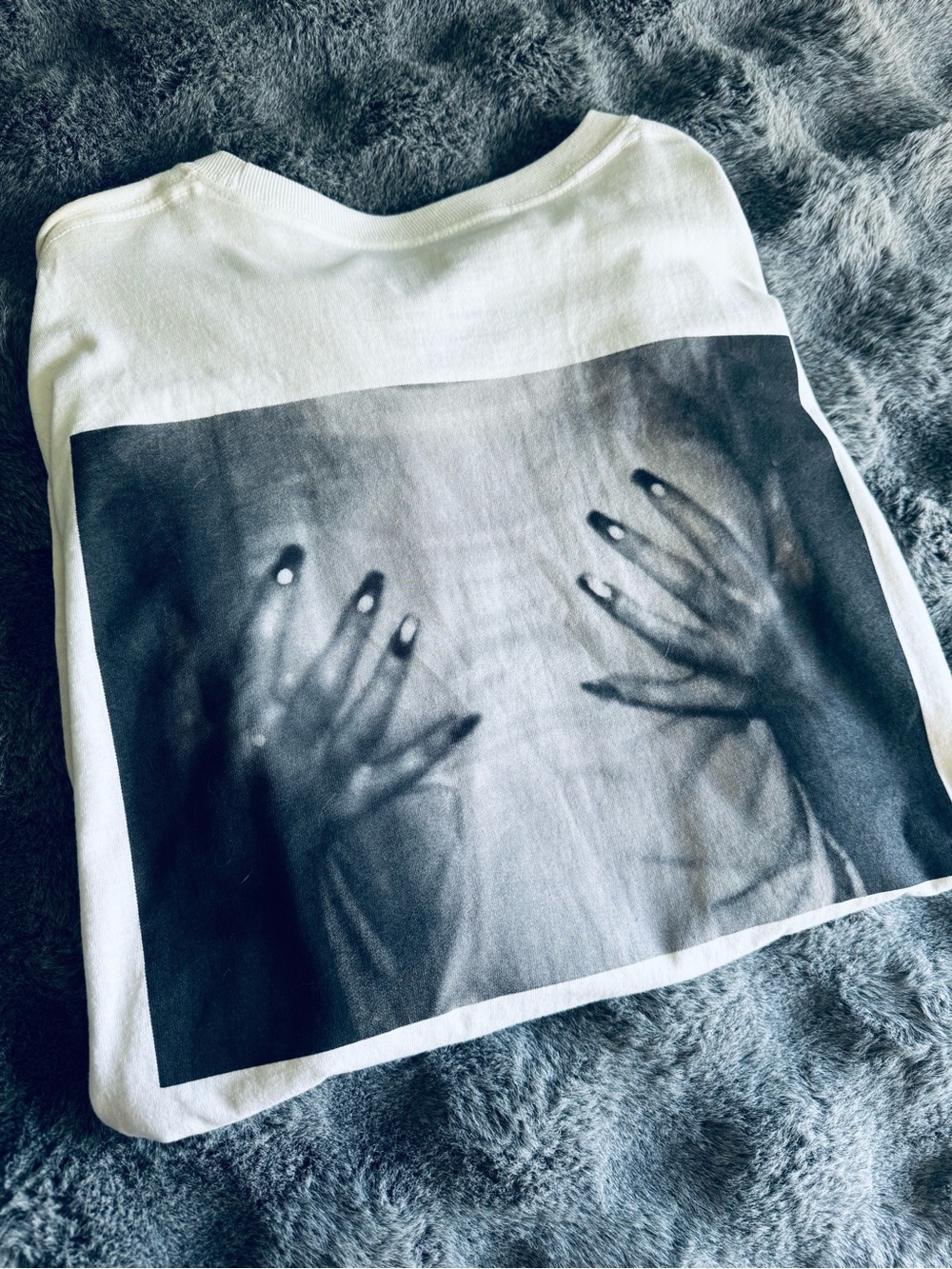 Kylie Jenner Long Sleeve Graphic Shirt White (L) NWOT Rare Merch